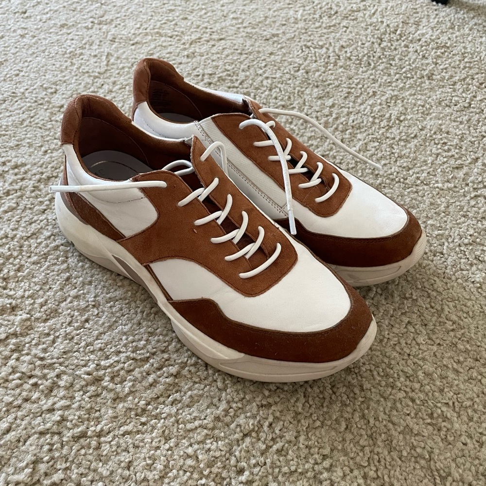 Leather/Suede Sneakers